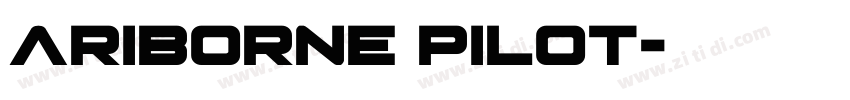 ariborne pilot字体转换